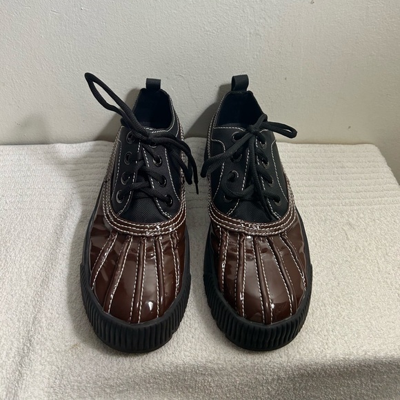 Jeffrey Campbell Shoes - Jeffrey Campbell Chic brown Black Lace-Up shoes Sz 9.5
